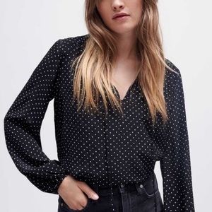 Brand new with tags Maje size 4 large blouse.